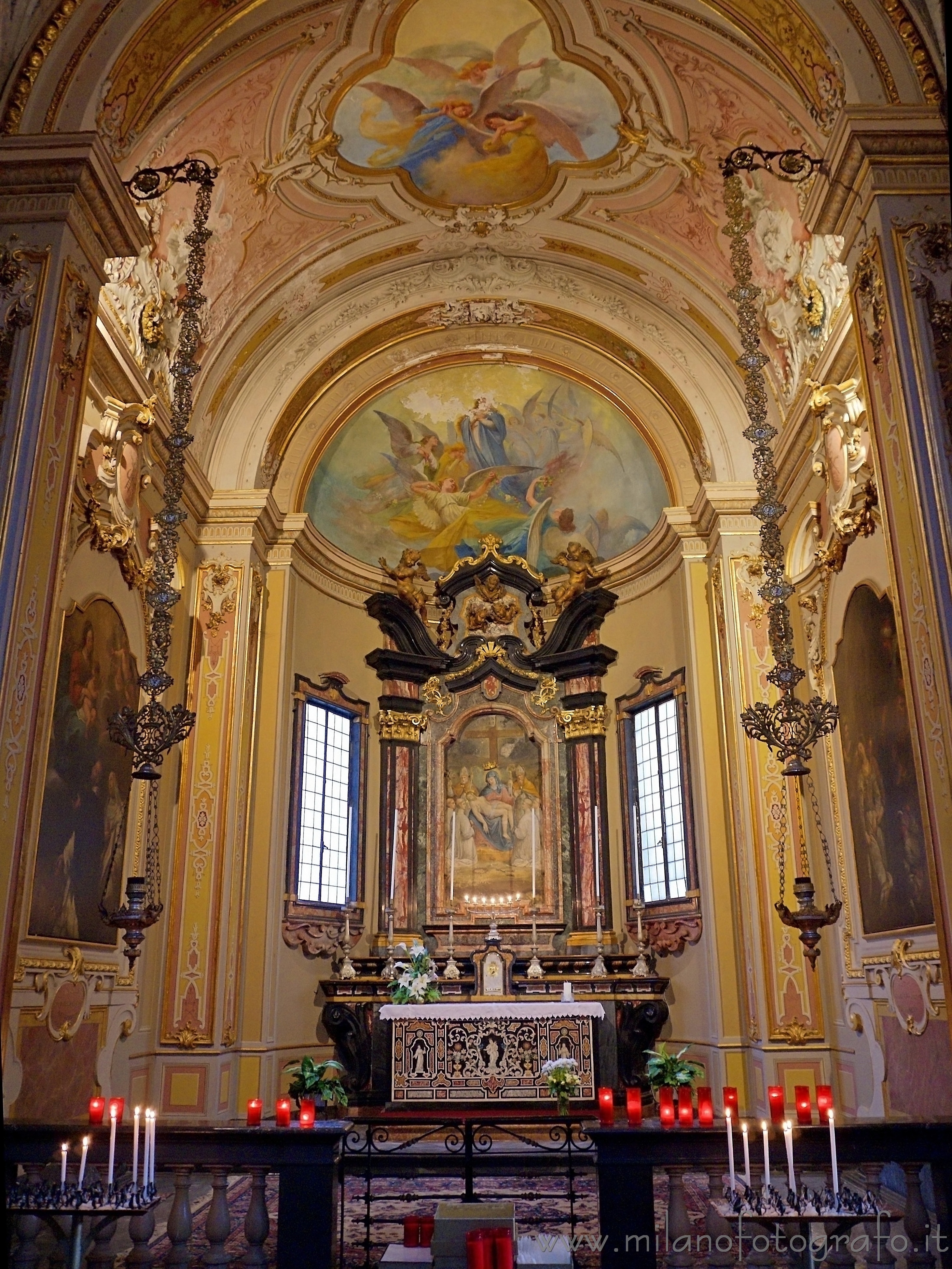 Milan (Italy) - One lateral Chapel of Santa Maria Maggiore